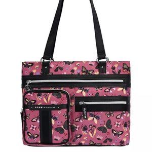 Lily Bloom: Della Tote Bag in Butterfly Meadow. NWOT
